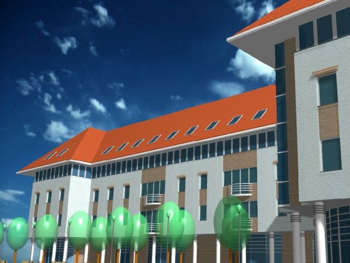 Konferenciaközpont tanulmányterve